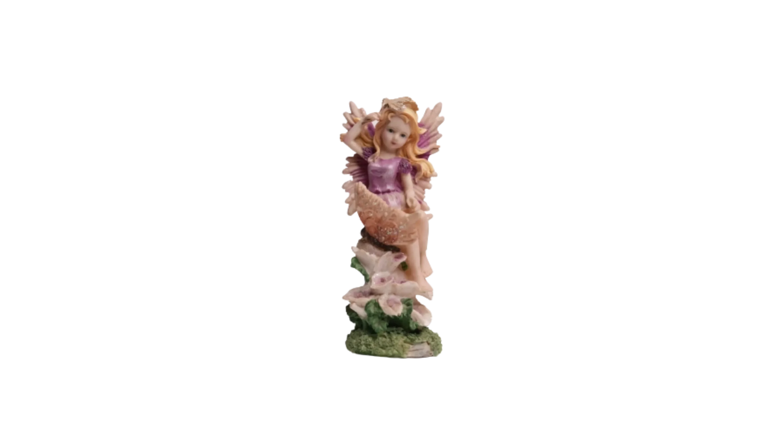 54wuuwu0 A Young Girl Resin Figurine Statue - Image 1