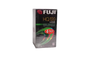 FUJI HQ 120 VHS Blank Videotapes 4 Pack