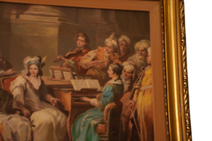 The Grand Turk Giving a Concert to his Mistress Painting - Image 6
