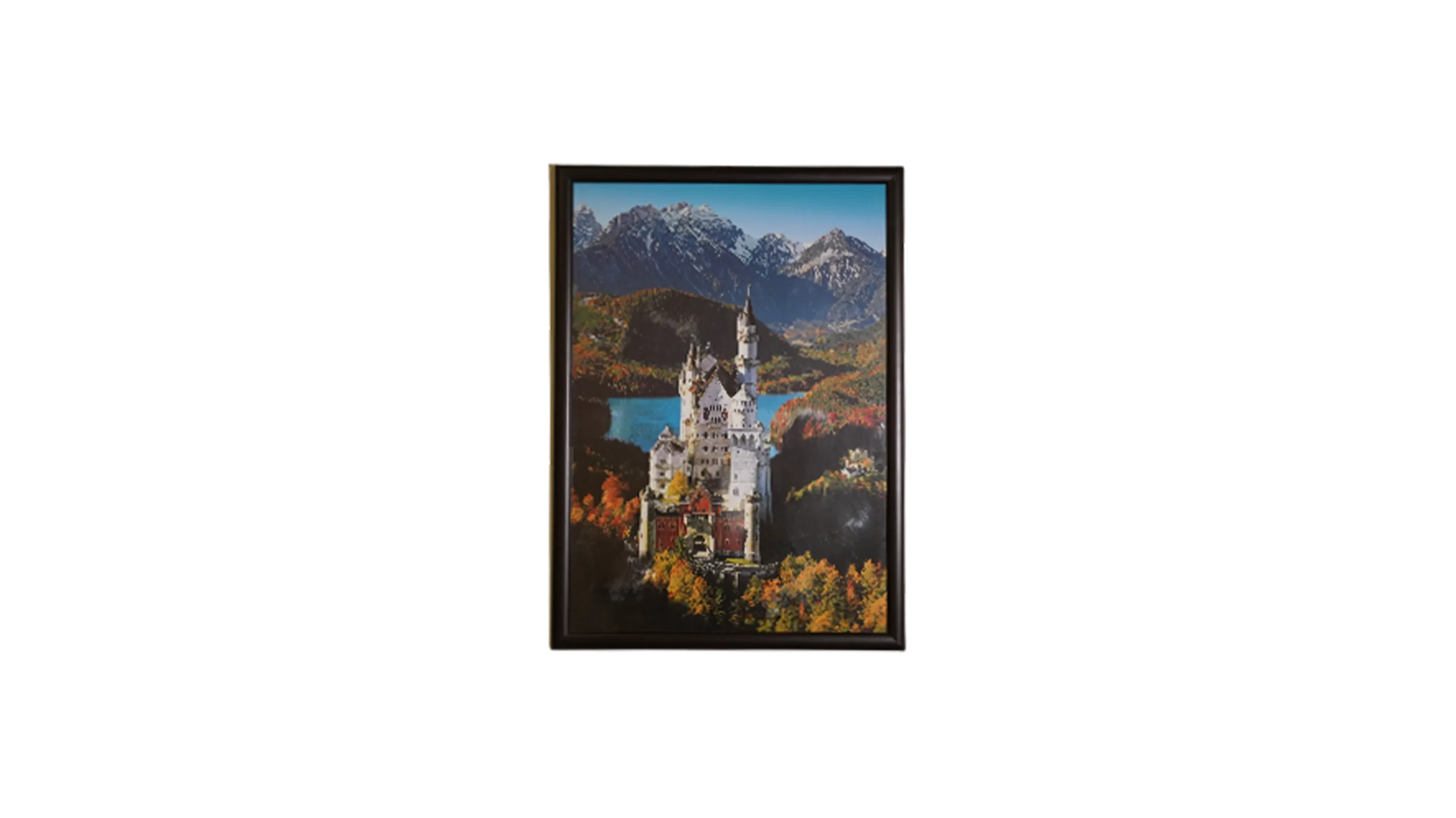 237474 Neuschwanstein Castle Print Framed - Image 1