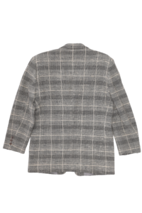 Plaid Print Blazer - Image 5