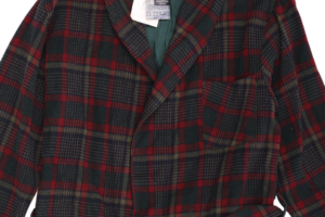 Wool Plaid Night Robe - Image 3
