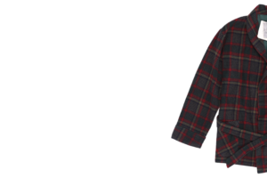 Wool Plaid Night Robe - Image 5