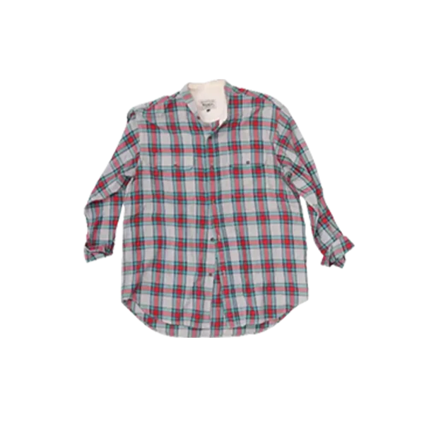 Plaid Button-Down Shirt