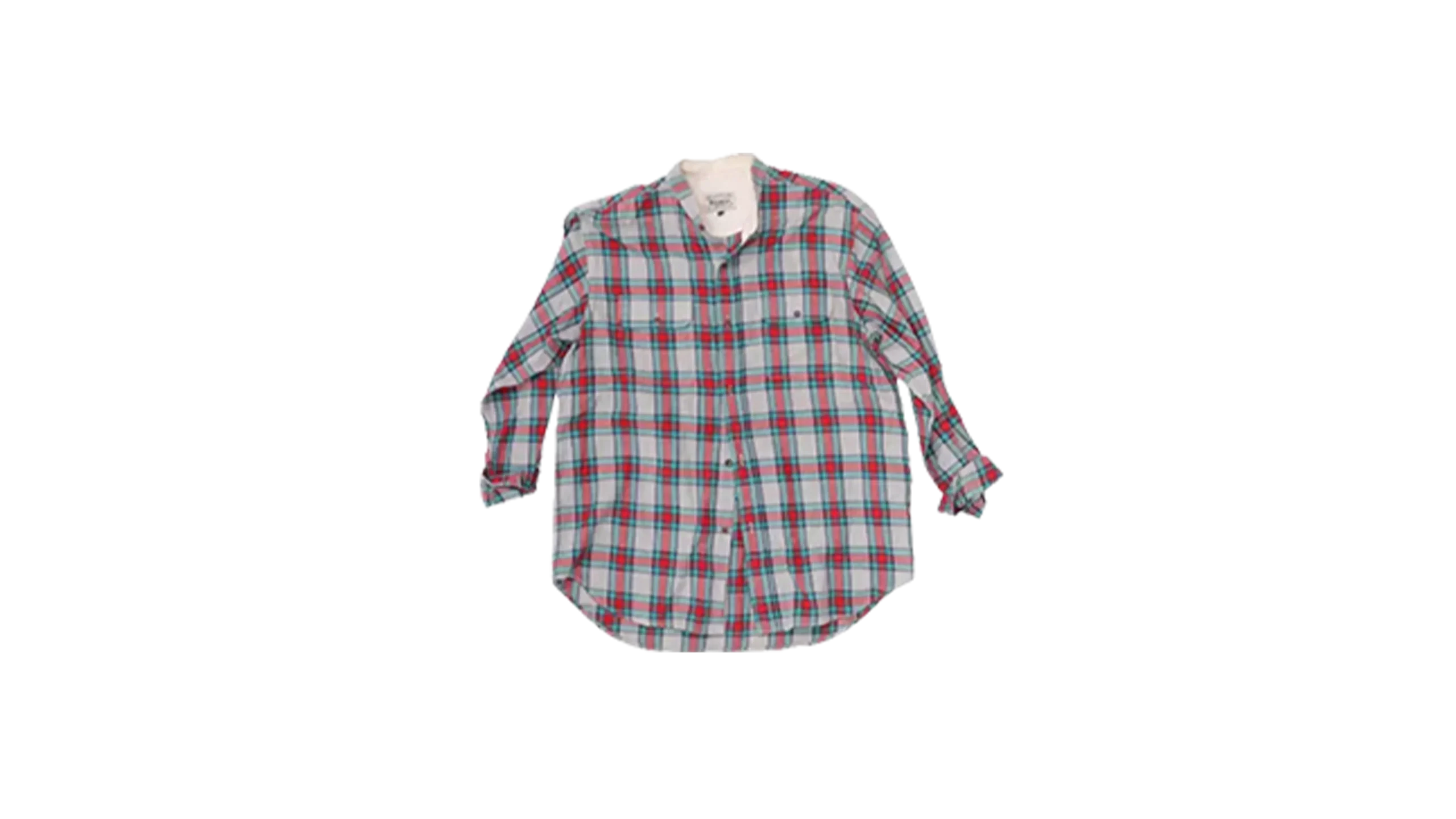 333473 Plaid Button-Down Shirt - Image 1