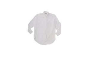 White Long Sleeve Casual Button-Down Shirt