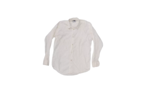 Casual White Button-Down Shirt - RP