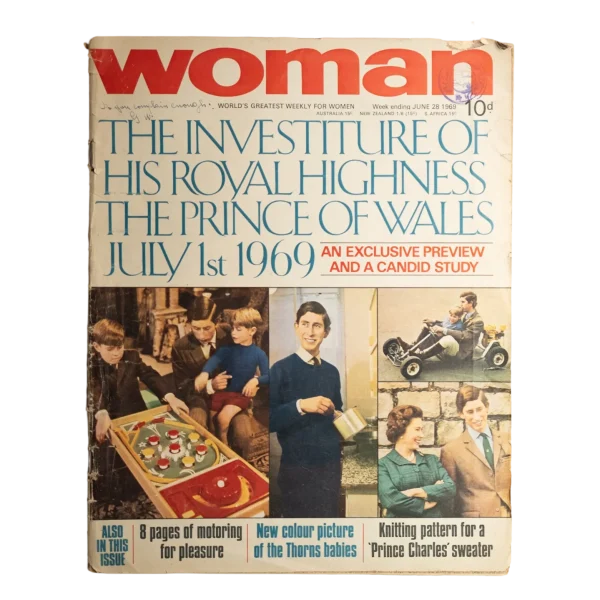 Prince Charles Woman Magazine / 1969