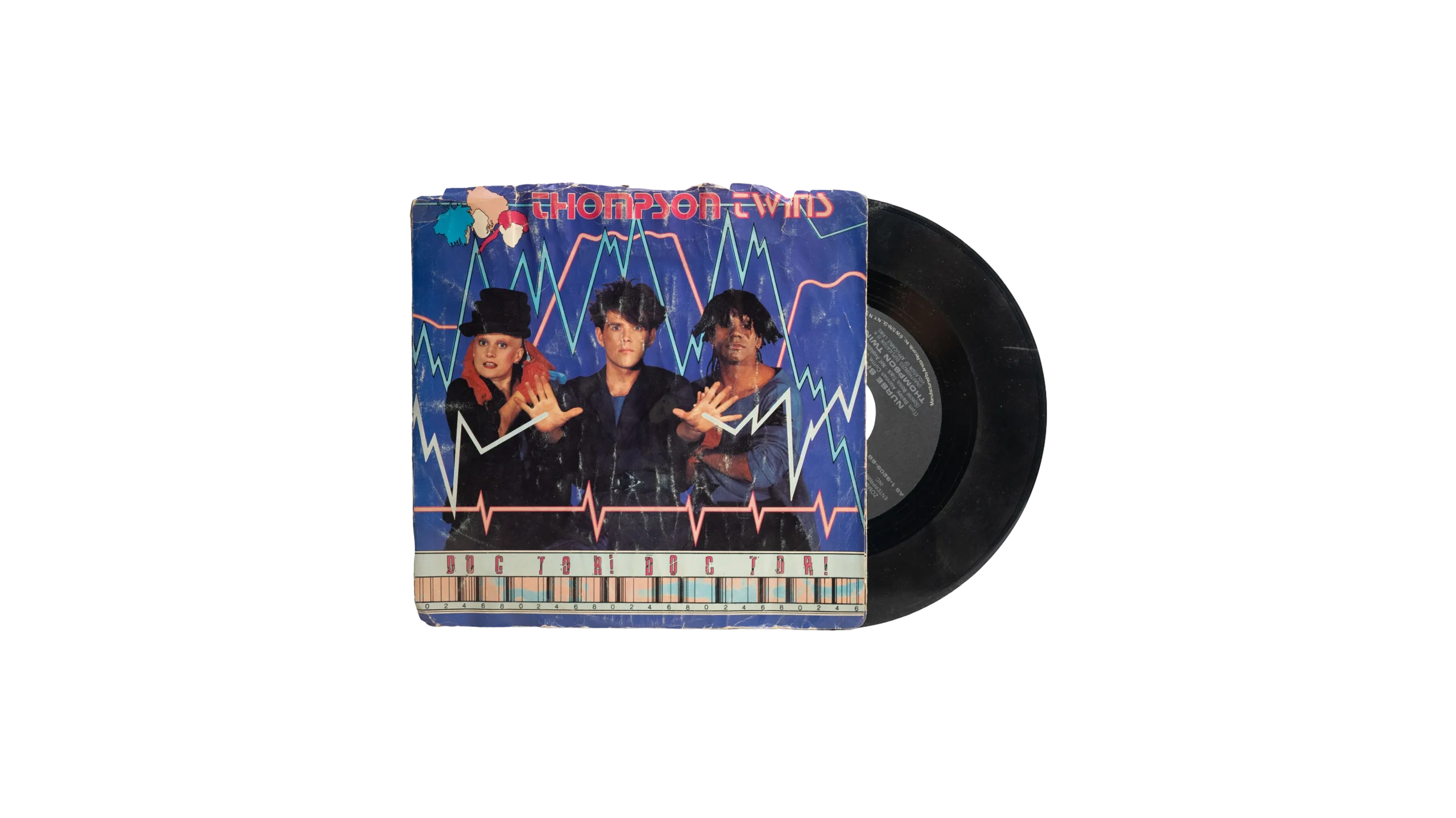 DSC03375 Thompson Twins - Doctor Doctor 7” Vinyl Record 1984 - Image 1
