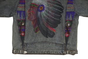 YVES Denim Embroidered Jacket - Image 18
