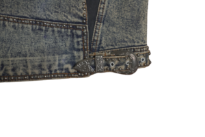 YVES Denim Embroidered Jacket - Image 16
