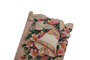Bells & Roses Wedding Card - Image 2