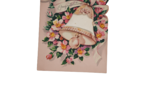 Bells & Roses Wedding Card - Image 3