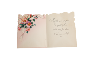 Bells & Roses Wedding Card - Image 8