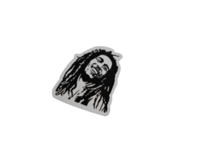 Bob Marley Sticker - Image 3