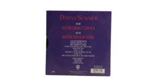 Donna Summer This Time I Know It's For Real 7″ Vinyl - Image 7