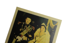 King Farouk & Queen Farida PostCard - Image 2