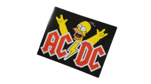 Simpsons - AC DC Sticker - Image 4