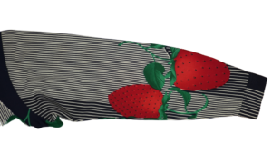 La Fraise Black Stripped Long Sleeve Shirt - Image 4
