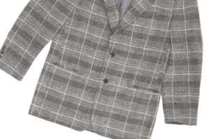 Plaid Print Blazer - Image 4