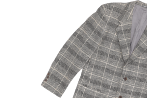 Plaid Print Blazer - Image 3