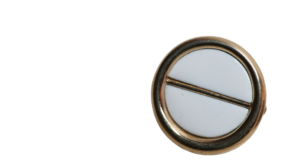 White Round Earrings - Image 10