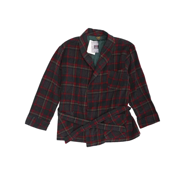 Wool Plaid Night Robe