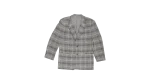 Plaid Print Blazer