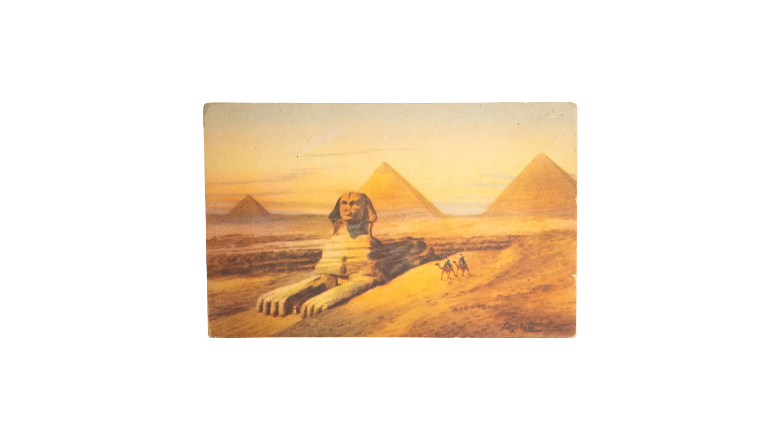 DSC02911 The Sphinx & The Three Pyramids Of Giza Postcard - Image 1