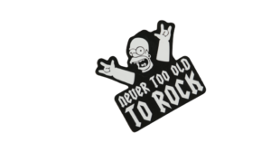 Simpsons: Never Too Old To Rock Sticker - Image 2