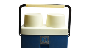 Blue Twin Flask By Wide - Image 4