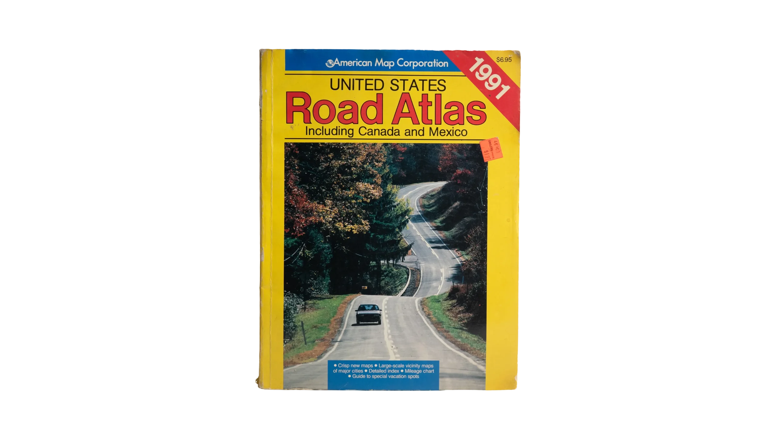 DSC03442 1991 United States Road Atlas Book - Image 1