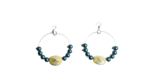 Beaded Hoop Earrings - Image 2