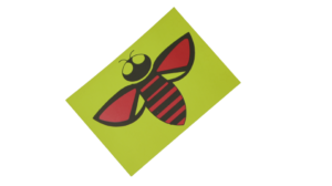 Bee Panini Sticker - Image 2