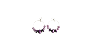 Violet Stones Earrings