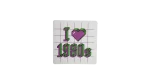 I Love 1980's Sticker