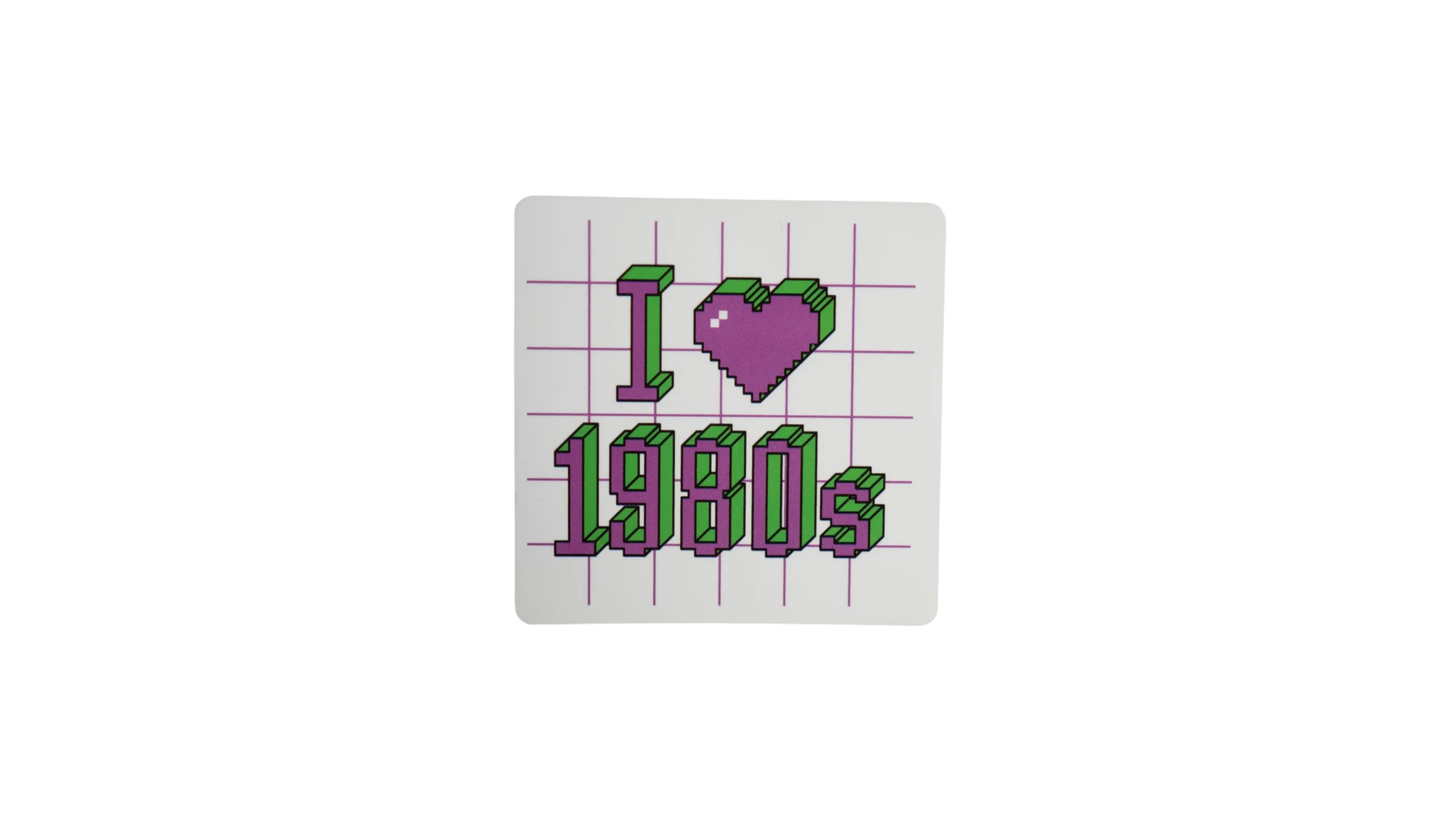 DSC02727 I Love 1980's Sticker - Image 1