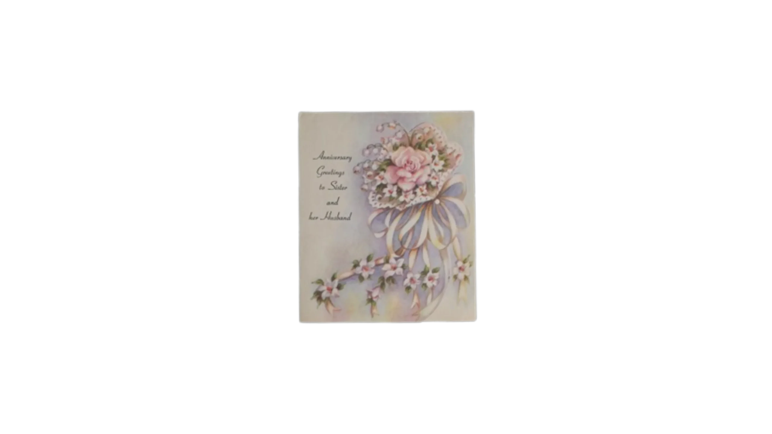 dhh422 Sister's Anniversary Greetings Card - Image 1