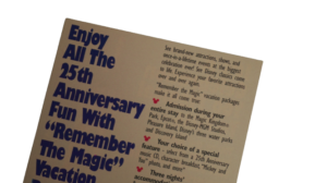 Walt Disney World 25th Anniversary: Guest Of Honor Invitation - Image 5