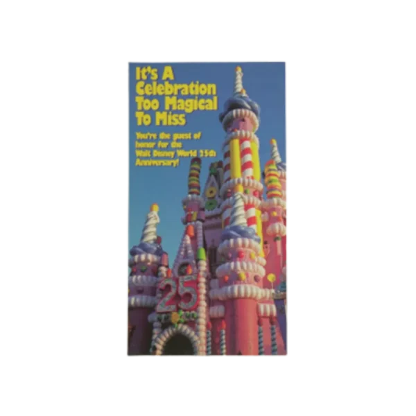 Walt Disney World 25th Anniversary: Guest Of Honor Invitation