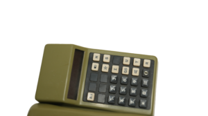 Olive Green Push Buttons Telephone - Image 8
