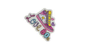 Love 80's Sticker - Image 2