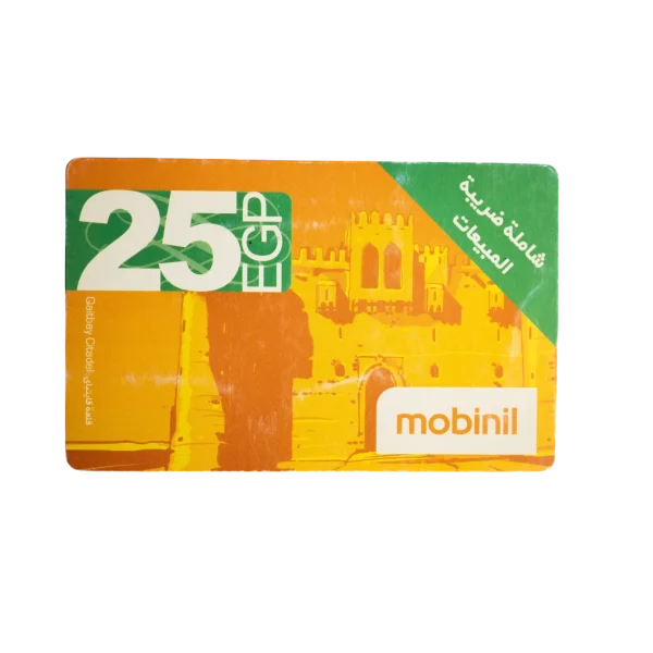 Mobinil 25 Recharge Card