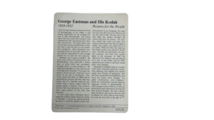 Eastman And His Kodak 1979 Card - Image 4