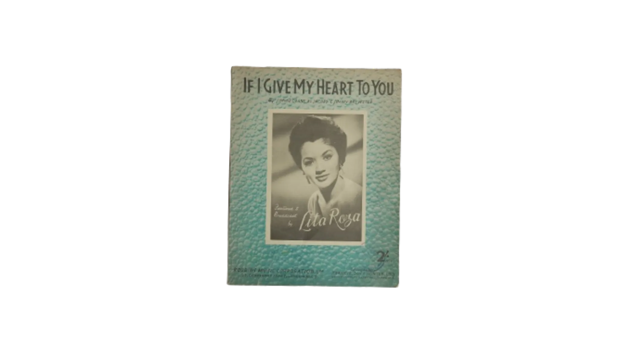 Star Trek IV (64) If I Give My Heart To You Music Sheet 1954 - Image 1