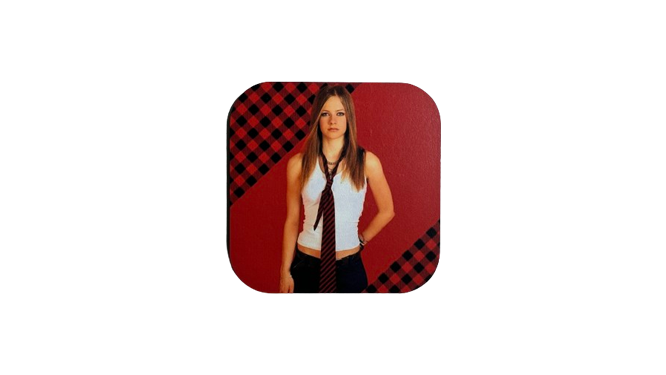 IMG_6942-removebg-preview Avril Lavigne Coaster - Image 1