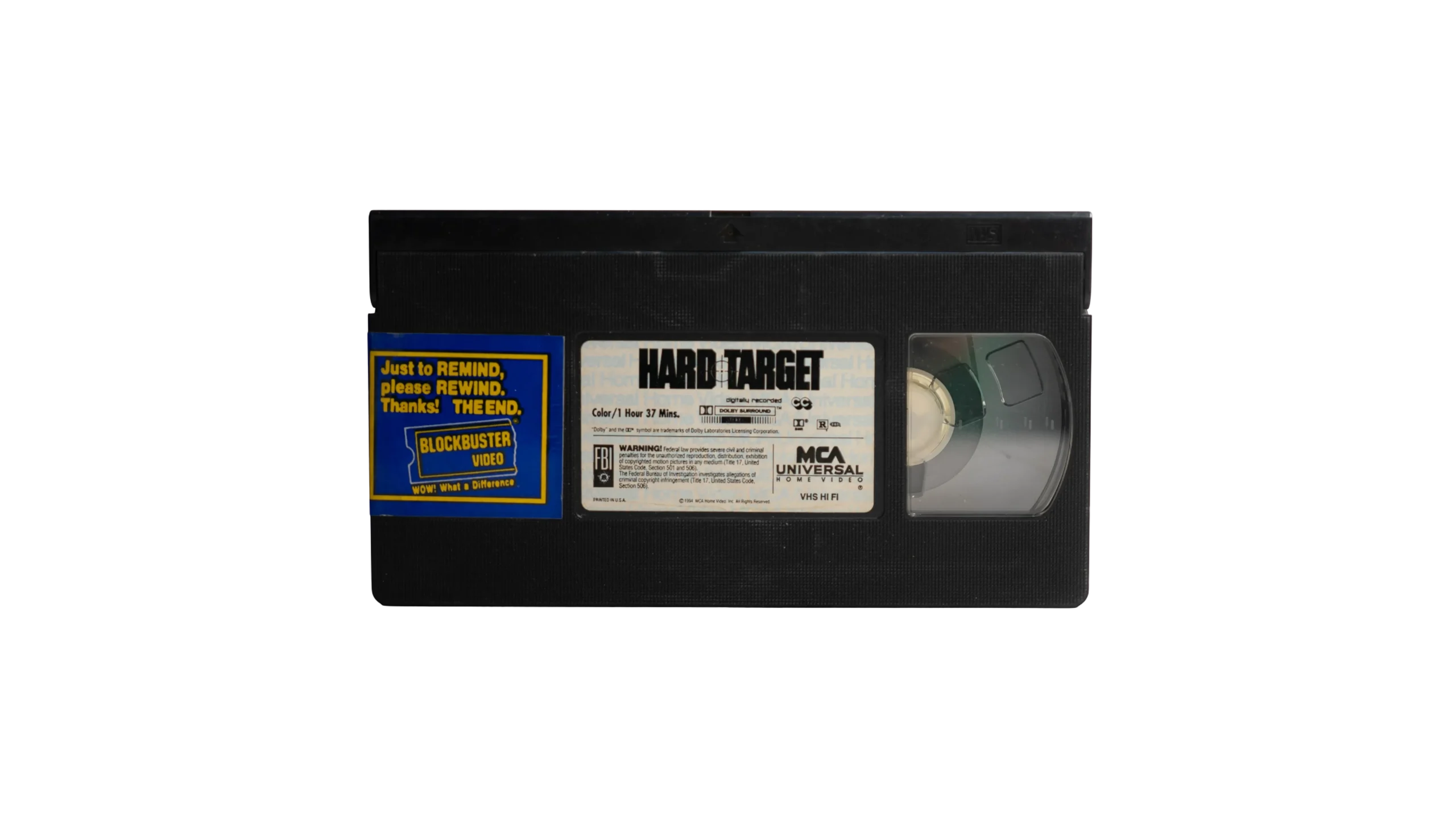 DSC03027 Hard Target – VHS - Image 1