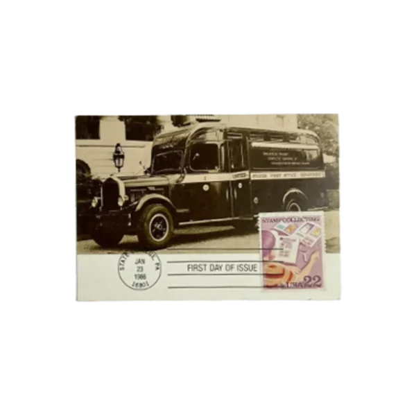 1986 State College USA Stamp Collecting Postcard