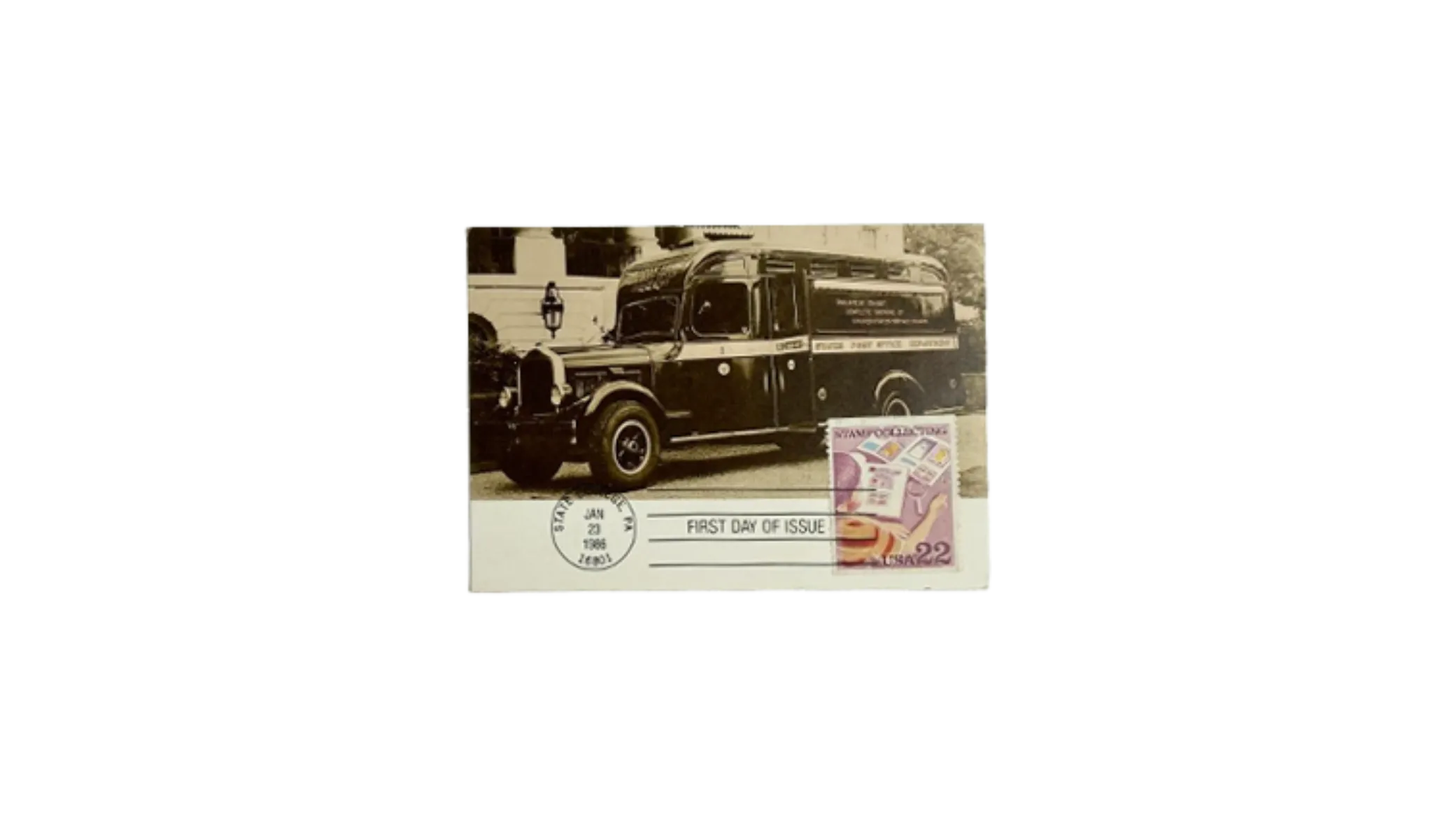 Star Trek IV (56) 1986 State College USA Stamp Collecting Postcard - Image 1