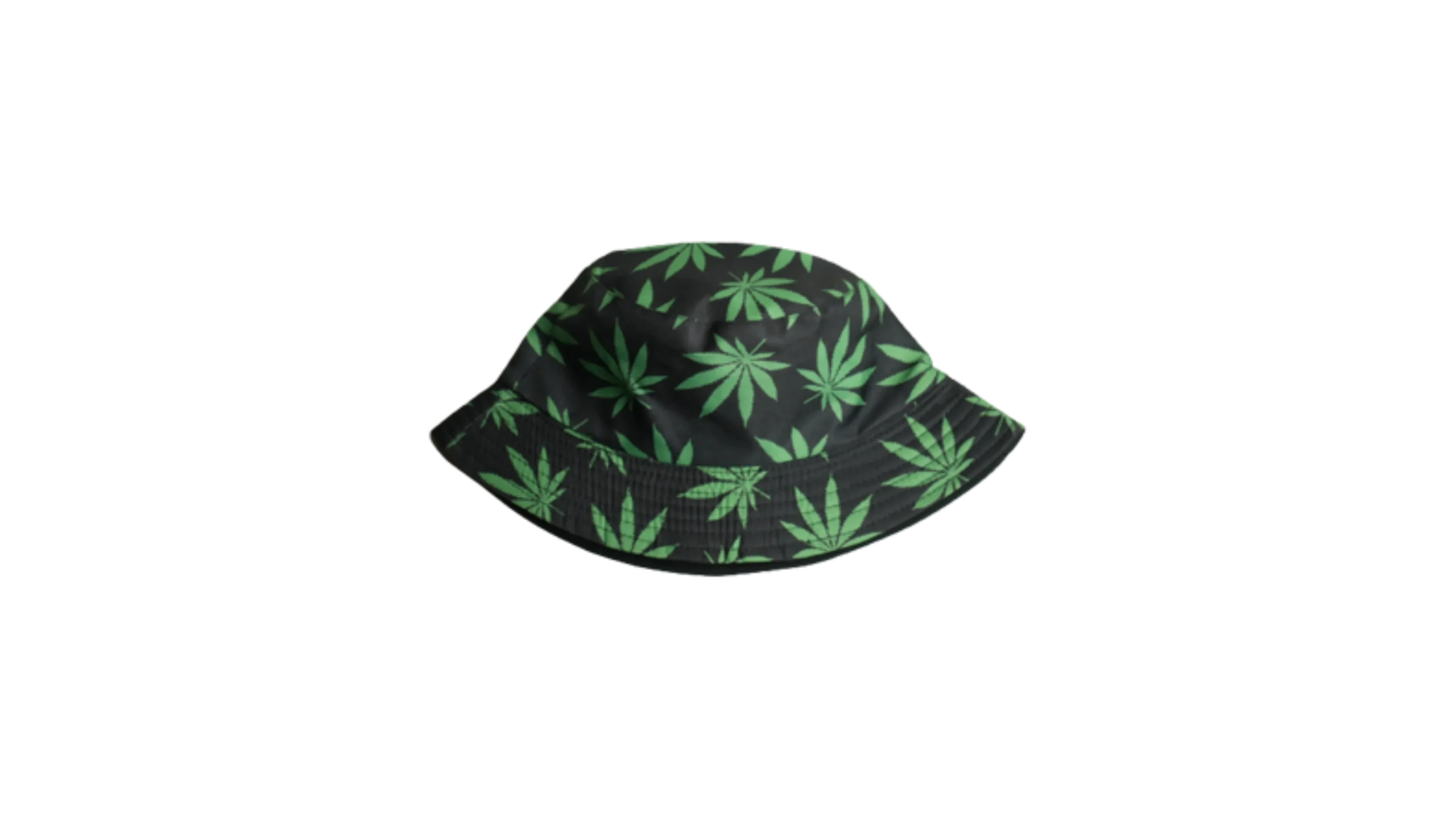 zaqzaza8 Green Leaves Bucket Hat - Image 1